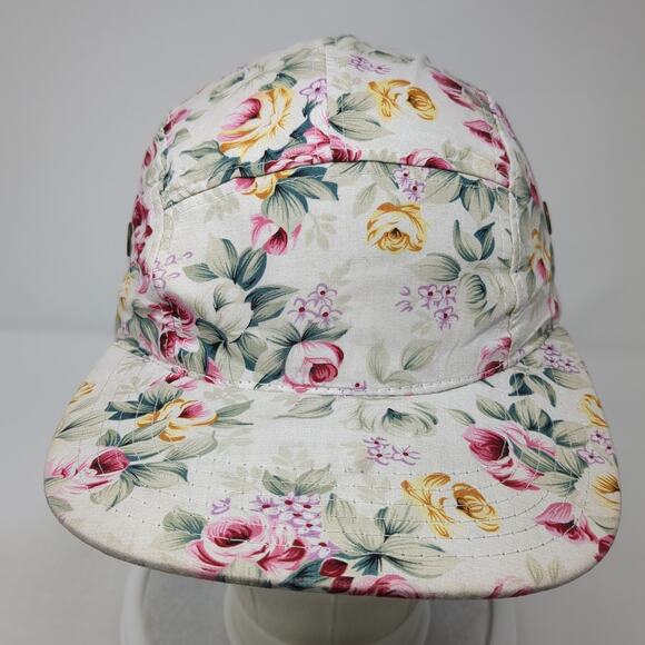 The Hatter Company 5 Panel Cap Multicolor One Size Adjustable Floral Cotton - Picture 2 of 9